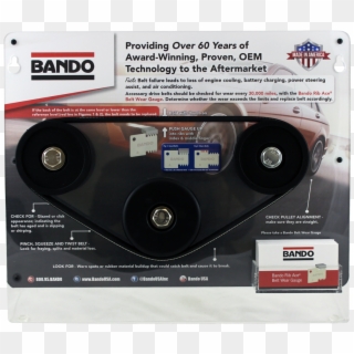 Use It With Our Bando Wear Gauge Display - Bando Belt, HD Png Download