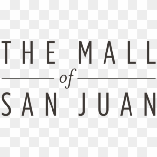 Logo Mosj Negro - Mall Of San Juan Logo, HD Png Download