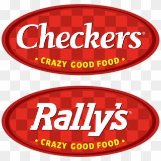 Checkers Rallys Ovallogos Vertical Rgb - Checkers And Rally's, HD Png Download