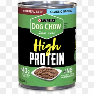Purina Dog Chow High Protein Wet Dog Food, HD Png Download
