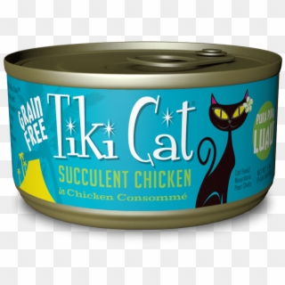 Tiki Cat Puka Puka Luau Grain Free Succulent Chicken - Tiki Cat Puka Puka Luau Succulent Chicken, HD Png Download