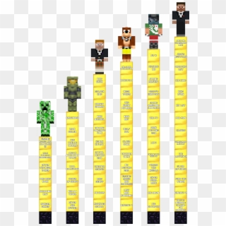 Tower Of Pimps Wins ~ Each Gold Block Is One Win I - Achievement Hunter Tower Of Pimps, HD Png Download