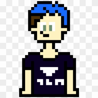 Dantdm - Mega Man 8 Bit Face, HD Png Download