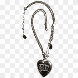 Juicy Couture Retired Heart Pendant Necklace Love G - Locket, HD Png Download