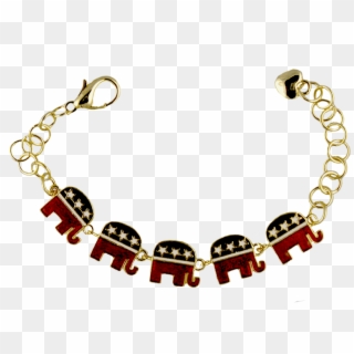 Enamel Republican Logo Bracelet - Bracelet, HD Png Download