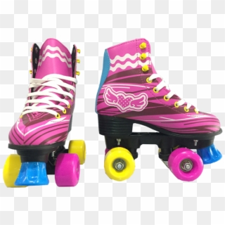 High Quality Pink Wing With Light Wheel Roller Skate - Roller Derby, HD Png Download