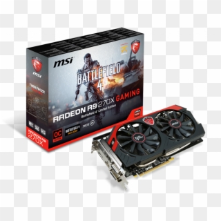 Support For Radeon R9 270x Gaming 2g Bf4 - Msi Amd Radeon R9 270x, HD Png Download