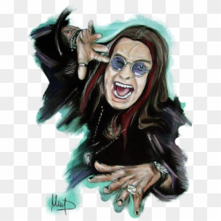 Bleed Area May Not Be Visible - Ozzy Osbourne Paintings, HD Png Download