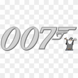 James Bond 007 Logo - James Bond White Logo Png, Transparent Png