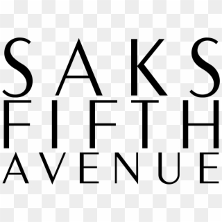 Saks Fifth Avenue Logo Png Transparent - Transparent Saks Fifth Avenue Logo, Png Download