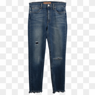 Joe's High-rise Distressed Cropped Skinny Jeans, $198, - Pocket, HD Png Download