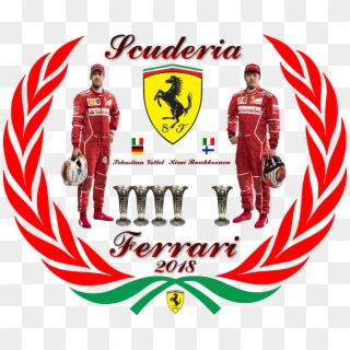 Scuderia Ferrari Logo Png - Scuderia Ferrari Logo 2018, Transparent Png