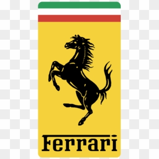 Ferrari Car Logo On Wall, HD Png Download