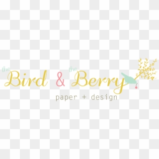 Bird And Berry - Calligraphy, HD Png Download