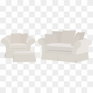 Pottery Barn Charleston Slipcover - Studio Couch, HD Png Download