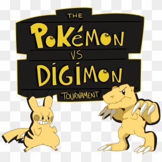 The Pokémon Versus Digimon Tournament By Thepvsdtournament - Cartoon, HD Png Download