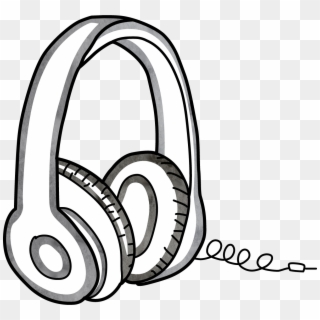 28 Collection Of Computer Headphone Drawing - Headphone Drawing Png, Transparent Png