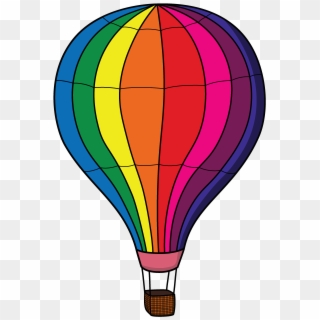 Hot Air Balloon Easy Drawing, HD Png Download
