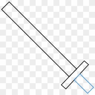 Drawing Knives Cross Draw - Line Art, HD Png Download