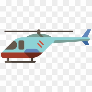 Helicopter Rotor Airplane - Vector Helicopter Png, Transparent Png