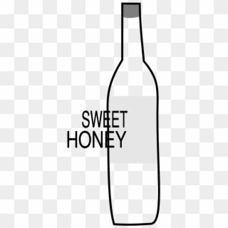 Honey Bottle, Bottle - Glass Bottle, HD Png Download