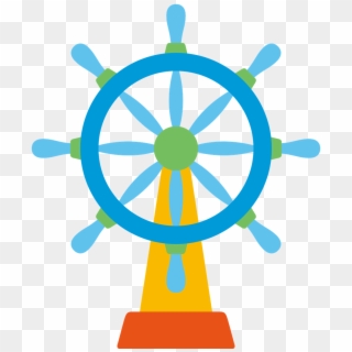 Lifebuoy, Ocean Beach, Steering Wheels, Marina, Ideas - Transparent Ship Wheel Png, Png Download