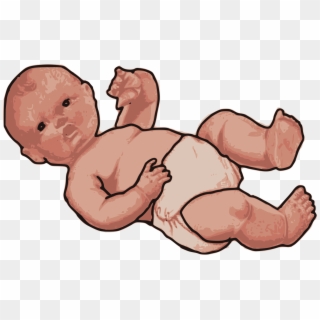 This Free Icons Png Design Of Baby In A Diaper - Creepy Baby Clipart, Transparent Png