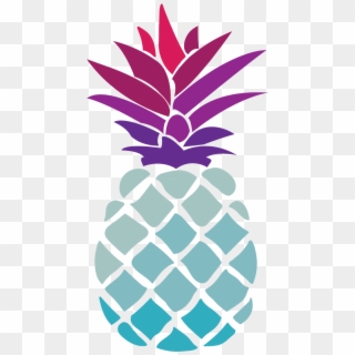 Pineapple Sticker Behance - Rose Gold Pineapple Transparent, HD Png Download