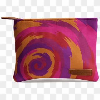 Dailyobjects Purple Swirl Jumbo Stash Pouch Buy Online - Wallet, HD Png Download