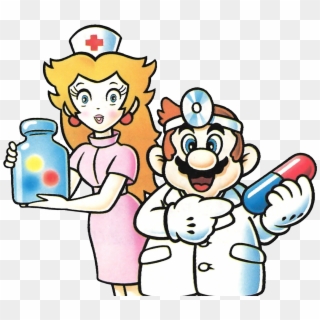 Can't My Mans Get A Little Bit Of Justice - Doctor Mario And Peach, HD Png Download