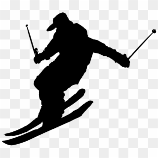 Ice Zags,silhouette Clipart - Ice Skating Image Transparent, HD Png Download