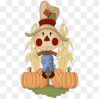 Fall Scarecrow Cliparts - Clip Art, HD Png Download