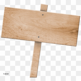 Plaque Clipart Wood Plank - Pancarte Blanche Png, Transparent Png
