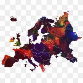 Europe Map Vector, HD Png Download