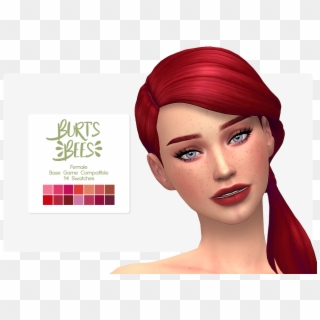 Burt's Bees Came Out With Some Really Gorgeous Lipsticks - Sims 4 Maxis Match Lipstick, HD Png Download