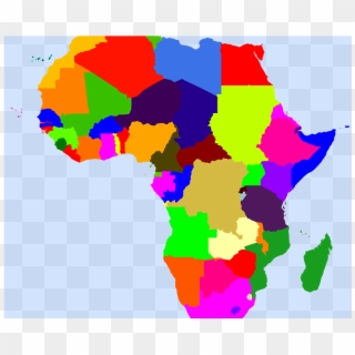A Cry From The Heart - Africa Color Outline Map, HD Png Download