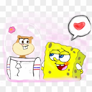 Spongebob Squarepants Images Spongebob And Sandy Hd - Cartoon, HD Png Download