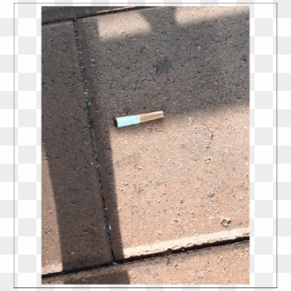 A Cigarette Shayma Had To Throw Away - Concrete, HD Png Download