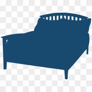 Vector - Clipart Bed Silhouette, HD Png Download