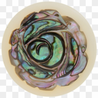 Rose Abalone Shell Insignia 33mm - Circle, HD Png Download