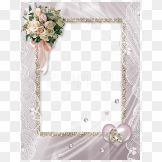 Free Png Beautiful Soft Transparent Wedding Photo Frame - Wedding Picture Frame Transparent, Png Download