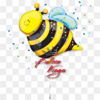 Happy Bumble Bee - Balloon, HD Png Download