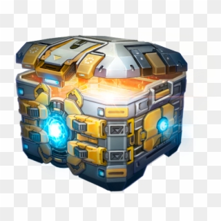 Gold Chest Has It All - War Robots Chest Png, Transparent Png