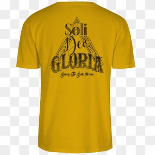 Soli Deo Gloria- Gold - Lebron James Lakers T Shirt, HD Png Download