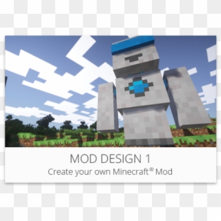 Mod Design 1 Kids Ages 8-14 Learn To Code In Java With - Minecraft Digital Mod, HD Png Download