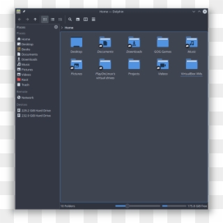 It's Kde, You Can Make It Minimalistic If You Want - Adapta Theme Colors, HD Png Download
