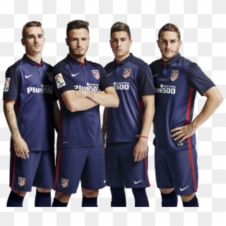At Madrid Png - Atletico Madrid Jersey 2018 2019, Transparent Png