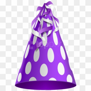 Free Png Party Hat Purple Transparent Png Images Transparent - Party Hat Transparent Background, Png Download