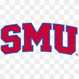 Red With Blue Outline - Southern Methodist University, HD Png Download