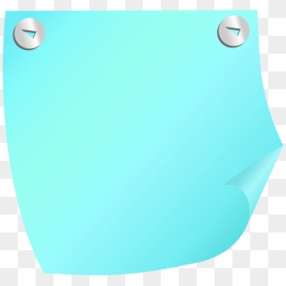 Sticky Note Blue Png Clip Art - Blue Sticky Notes Png, Transparent Png